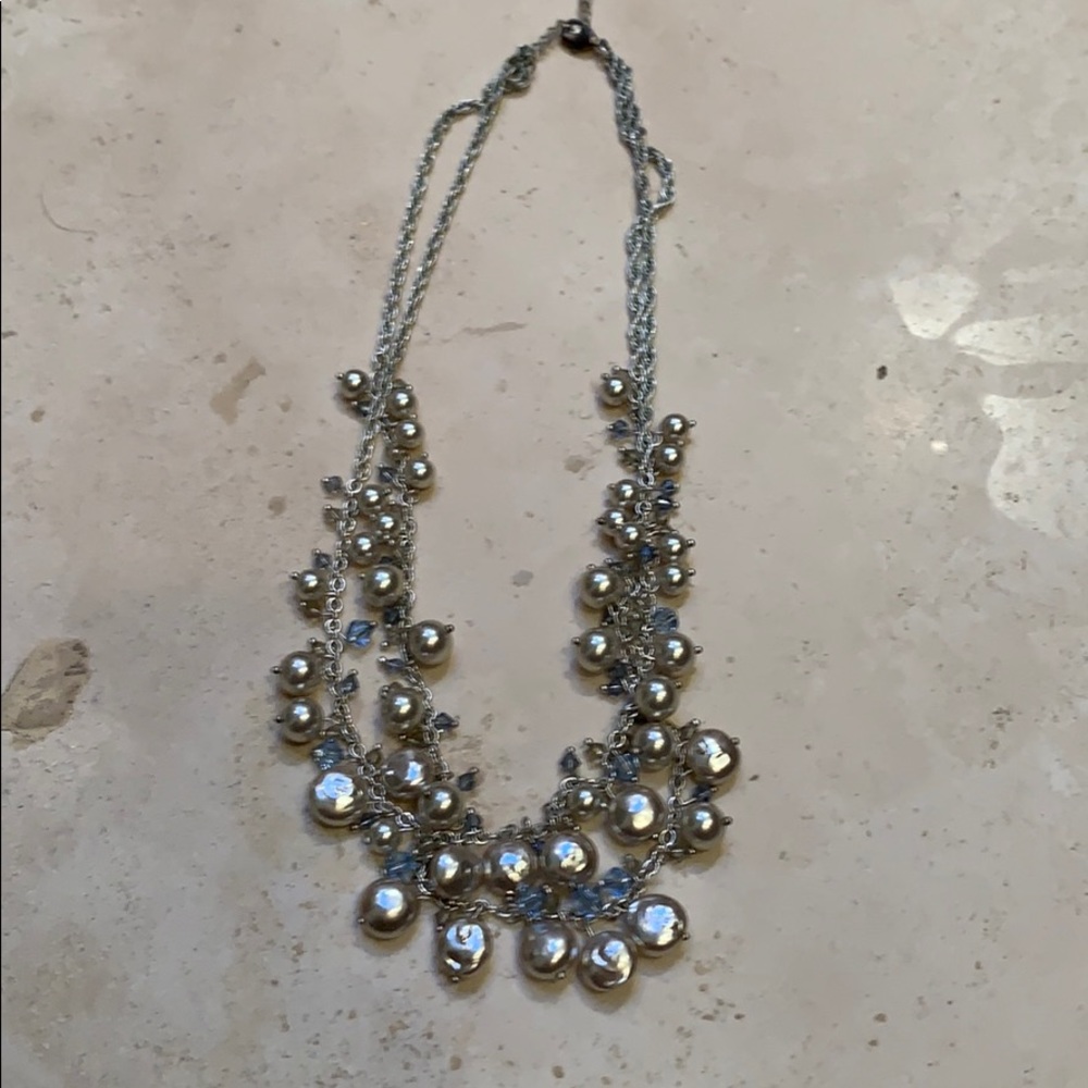 Layered peral necklace